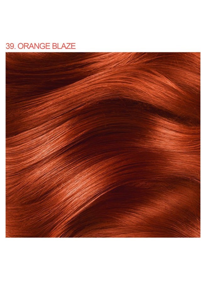 Adore Semi Permanent Hair Color - Vegan and Cruelty-Free Orange Hair Dye - 4 Fl Oz - 039 Orange Blaze (Pack of 1) - Image 2