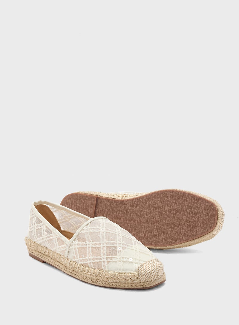 ELLA Casual Lace Espadrille  - Image 3