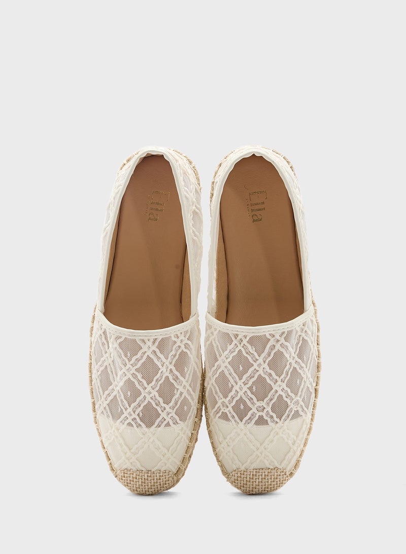 ELLA Casual Lace Espadrille  - Image 4