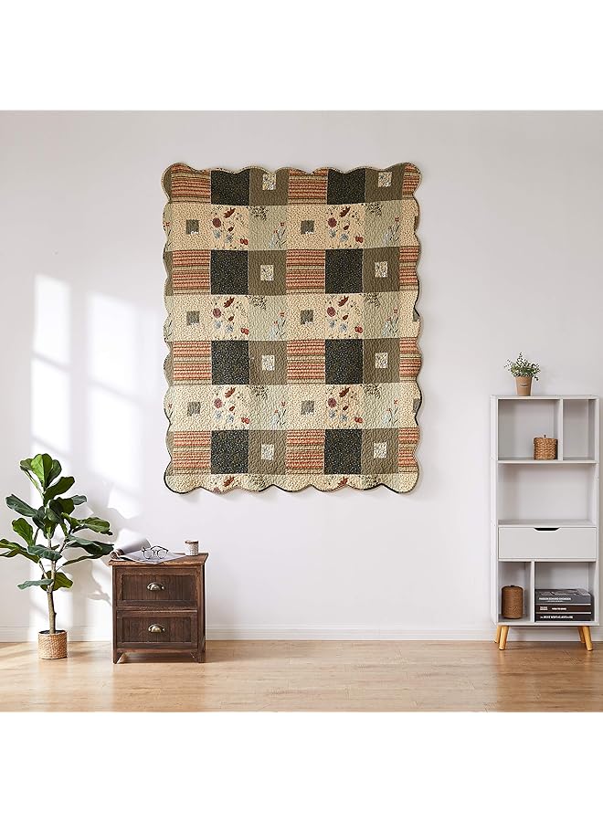 إيروريكس بطانية سيدونا باللون البني الفاتح 50 × 60 بوصة - Image 3