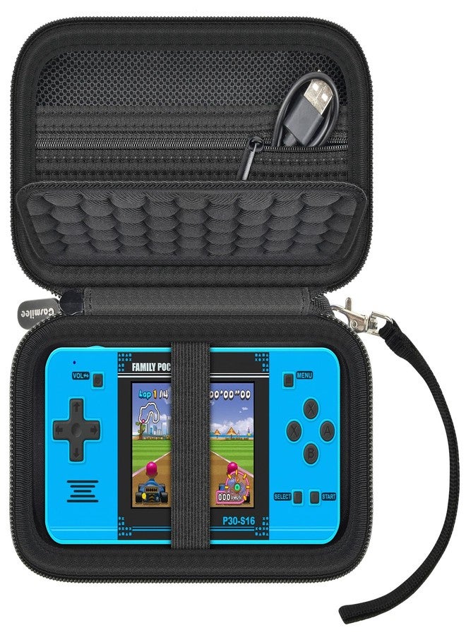 casmilee Case for WELLST·G Handheld Game for Kids Adults, Universal fit for TaddToy/ for Beijue 16-Bit Handheld Console - Retro Video Games Travel Storage Cover Bag, Portable Electronic Organizer Holder, Black - Image 1