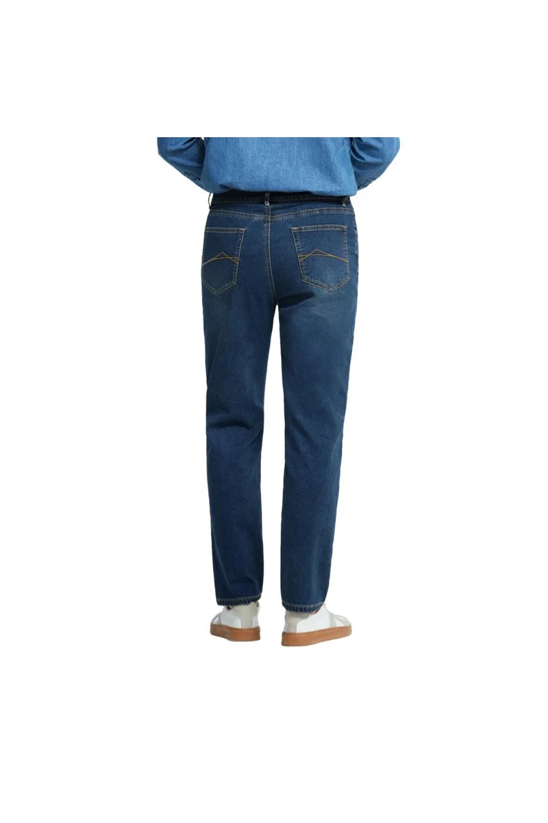 GIORDANO Men's Blue Denim Regular Jeans