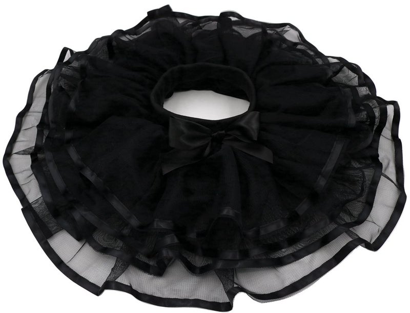 Tortoise & Rabbit Little Girls and Big Girls Tulle Tutu Skirt,Black,7-9 Years - Image 5
