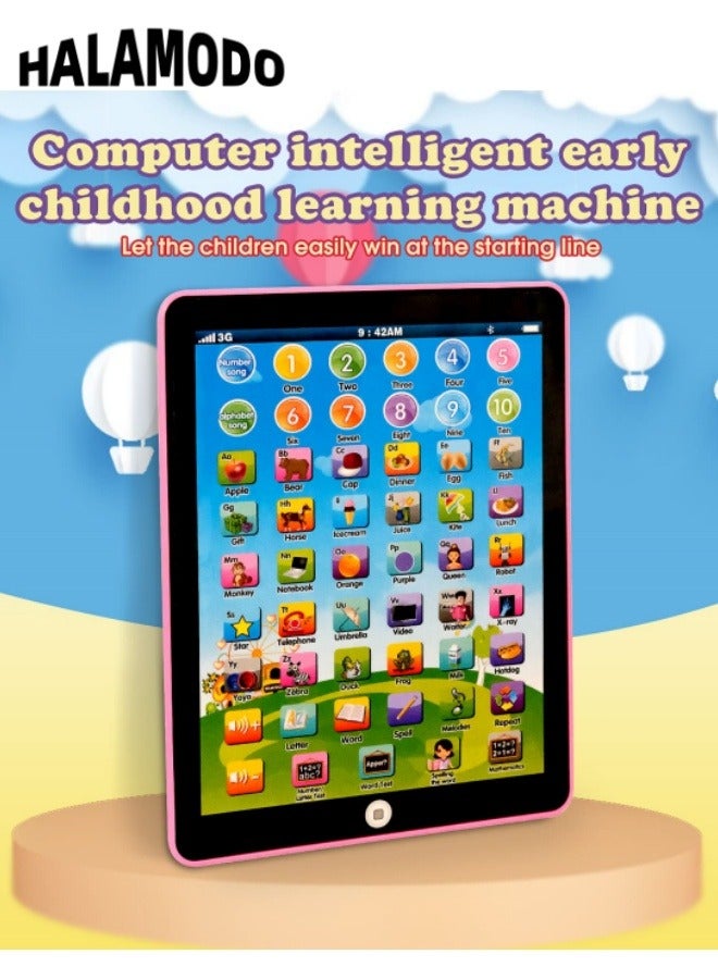 هالامودو لوحة تعليم للأطفال لمرحلة ما قبل المدرسة، ألعاب تعليمية إلكترونية للأرقام والأبجدية، لعبة حيوانات تعلم الألحان، كمبيوتر لوحي تعليمي تفاعلي للأولاد والبنات من سن 3 إلى 8 سنوات - Image 5