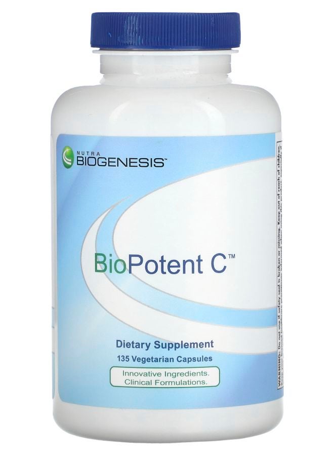 Nutra BioGenesis BioPotent C 135 Vegetarian Capsules - Image 1