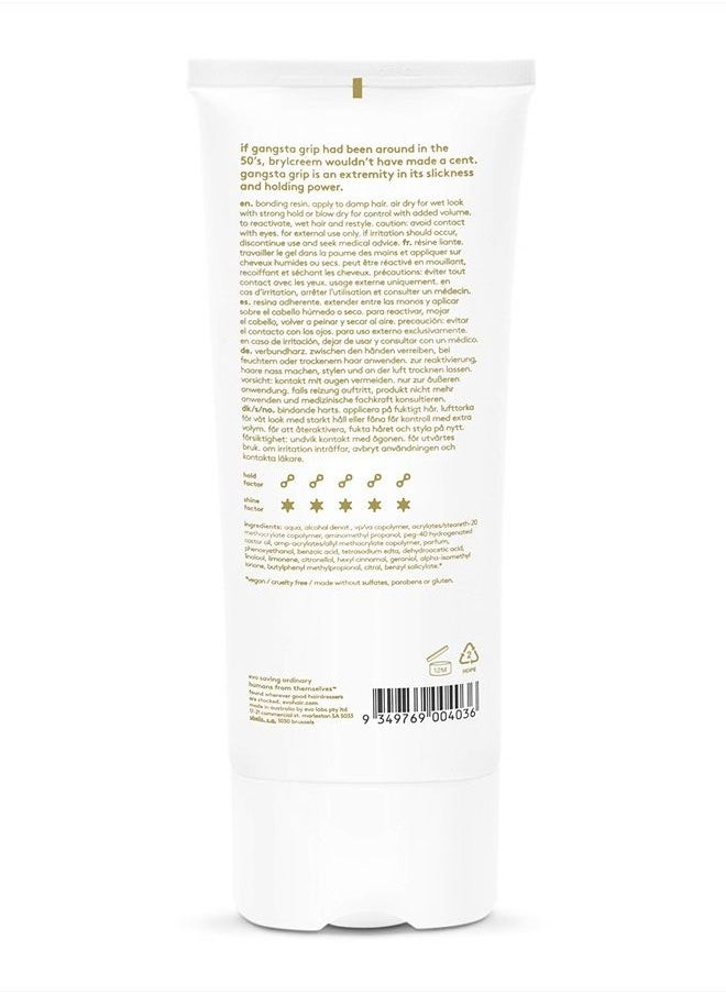 EVO Gangsta Grip Bonding Treatment Resin - Strong Hold Styling Gel - Adds Shine & Ultimate Style Control - 6.8 Fl Oz  - Image 2