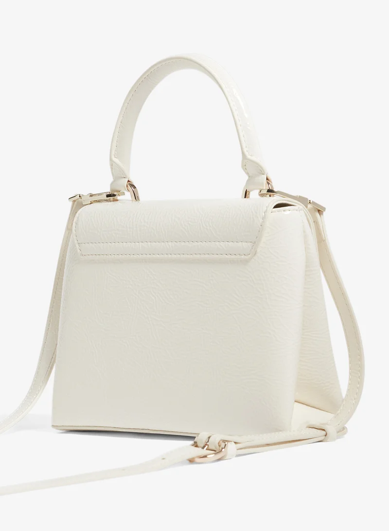 تيد بيكر Roseau Rose Detail Mini Crinkle Crossbody