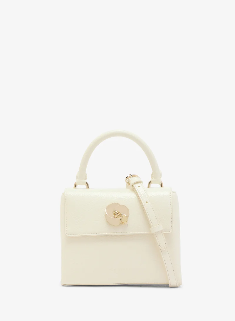 تيد بيكر حقيبة كروس بودي صغيرة روزو روز بتفاصيل مجعدة