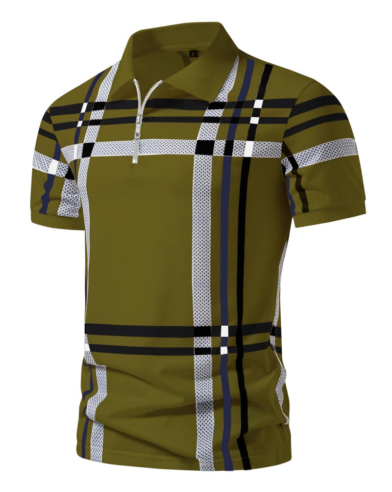 AUSK T-Shirt for Men Polos || Polo T Shirt for Men Green - Image 4