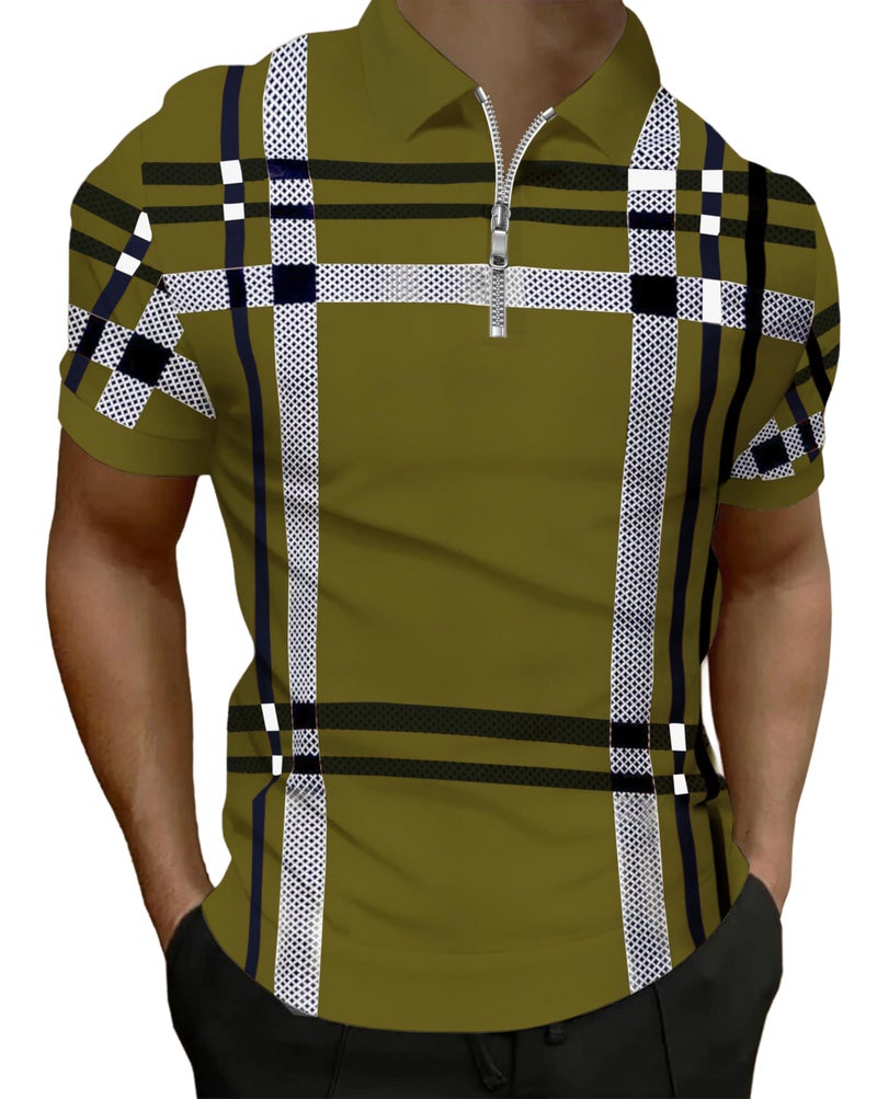 AUSK T-Shirt for Men Polos || Polo T Shirt for Men Green - Image 1