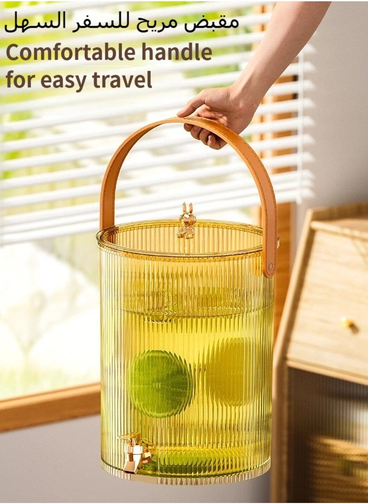 nehem - 5L Water Jug with Tap - Multi-Purpose Beverage Dispenser for Juice, Beer & Coffee | Juice dispenser set for Parties, Picnics, Camping & Home Use - Image 1