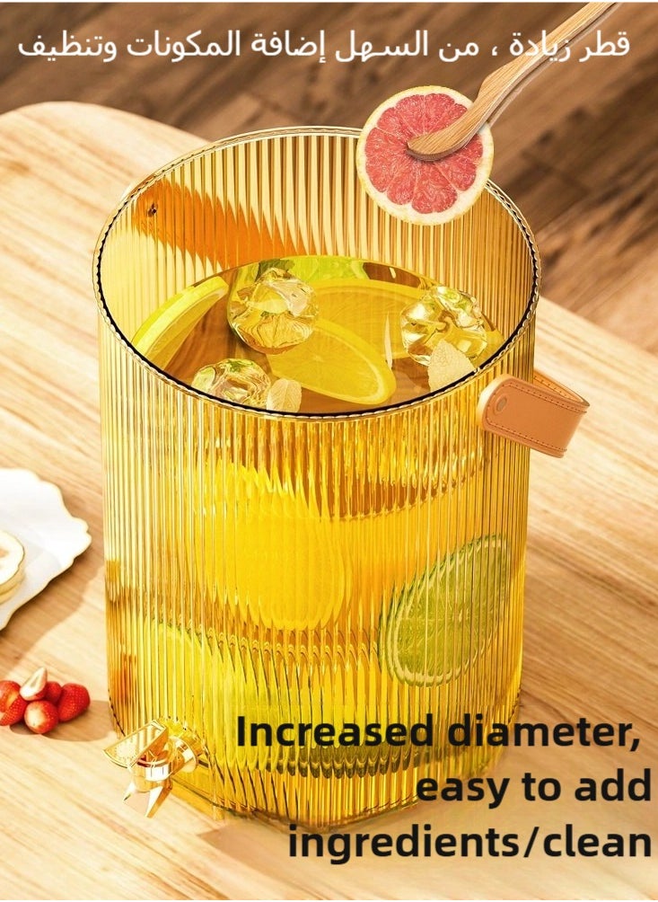 nehem - 5L Water Jug with Tap - Multi-Purpose Beverage Dispenser for Juice, Beer & Coffee | Juice dispenser set for Parties, Picnics, Camping & Home Use - Image 1