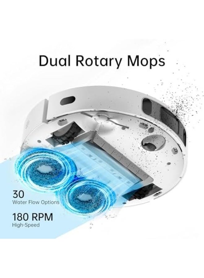 dreame L10s Ultra Robot Vacuum and Mop Combo, Auto Mop Cleaning and Drying, Self-Refilling and Self-Emptying Base for 60 Days of Cleaning, 5300Pa Suction and AI Navigation, Compatible with Alexa - Image 5