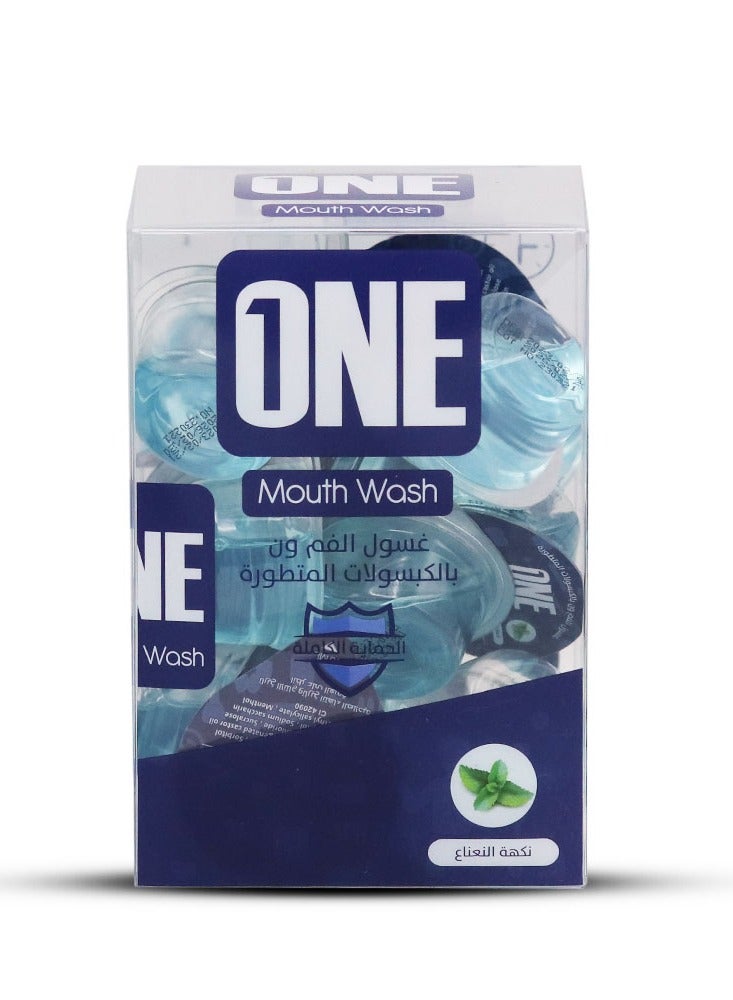 وان غسول الفم ون بنكهه النعناع 20 كبسوله 15X مل - Image 1