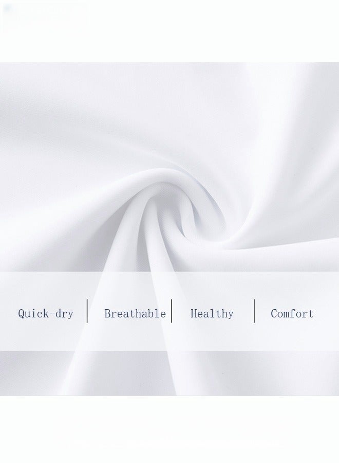 3 Piece Kids Swimsuit with Cap Set Toddler Boys Letter Shark Print Swimwear Children Swimming Trunks Short Sleeves Clothing Beachwear Bathing Suit for Summer Blue/Multicolor - Image 4