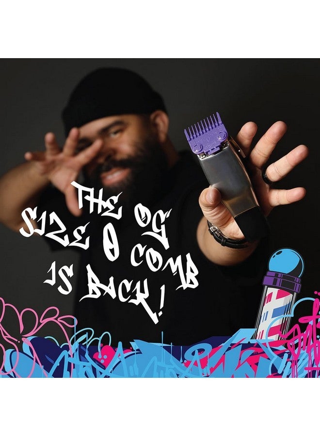 Andis Professional Master Dual Magnet Og Size 0 Snap On Comb Set, 561385, Purple - Image 2