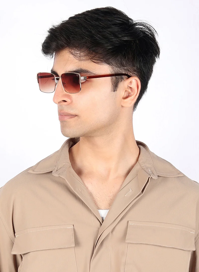 Woggles UV- Protected  Golden Rectangle Sunglasses