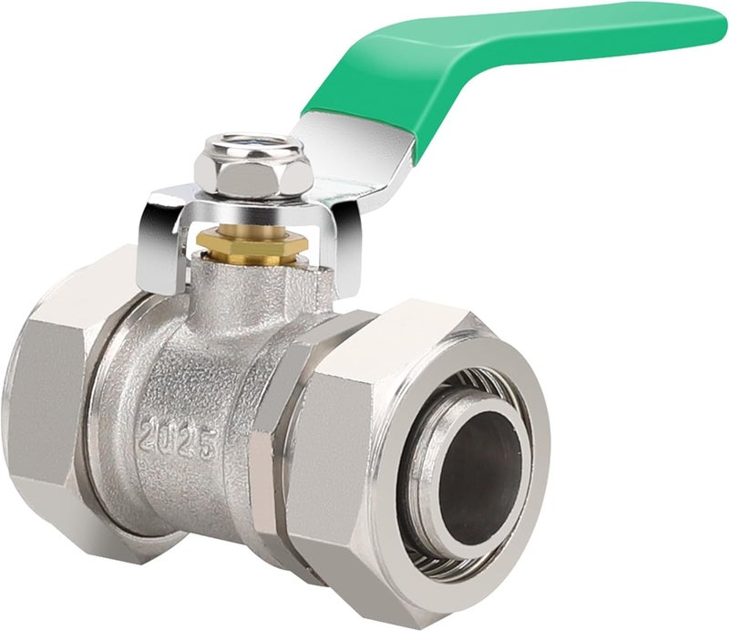 34 Air Piping Fittings Brass Ball Valve 34 34 Piping ShutOff Fittings Fit for Shop Garage Compressed Air Line System