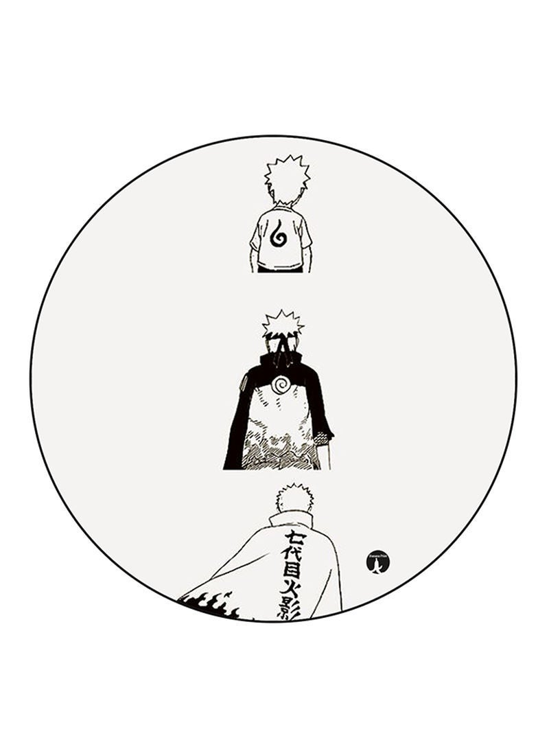 RKN Anime Naruto Printed Fridge Magnet  Round  Multicolour - Image 1