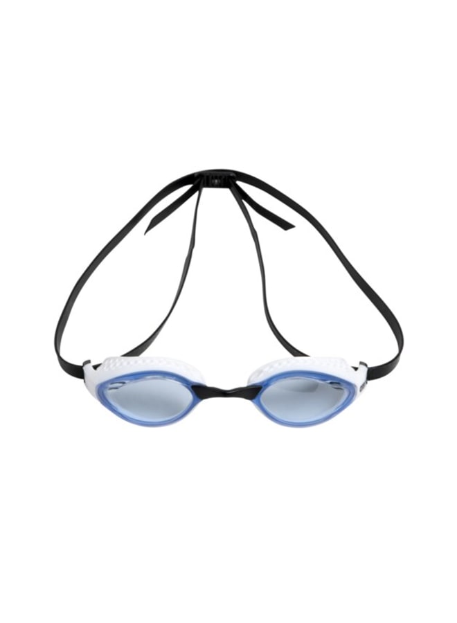 arena Air-Speed Blue-White Goggles, Racing, Pool, Equipment, Uni Adult - Professional Racing Goggles with Honeycomb Seals - Image 1