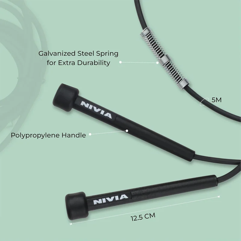 نيفيا Nivia Trainer Jump Rope with Spring