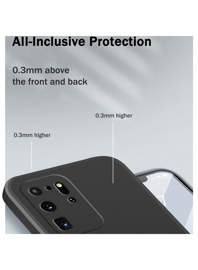 S-TOP Case For Samsung Galaxy S20 Ultra Solid Color Imitation Liquid Silicone Straight Edge Dropproof Full Coverage Protective Case - Image 4