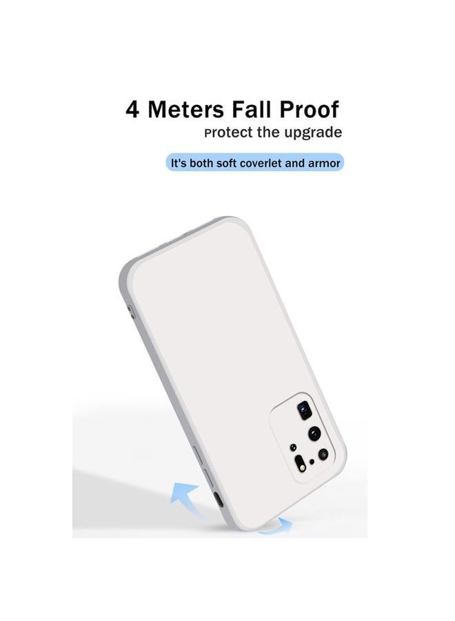 S-TOP Case For Samsung Galaxy S20 Ultra Solid Color Imitation Liquid Silicone Straight Edge Dropproof Full Coverage Protective Case - Image 5