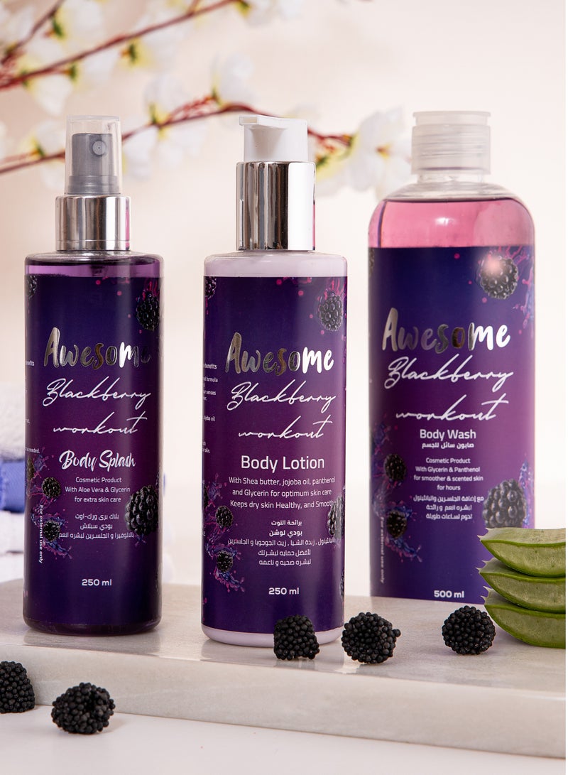 Awesome Blackberry workout Skin Care Set - Image 2