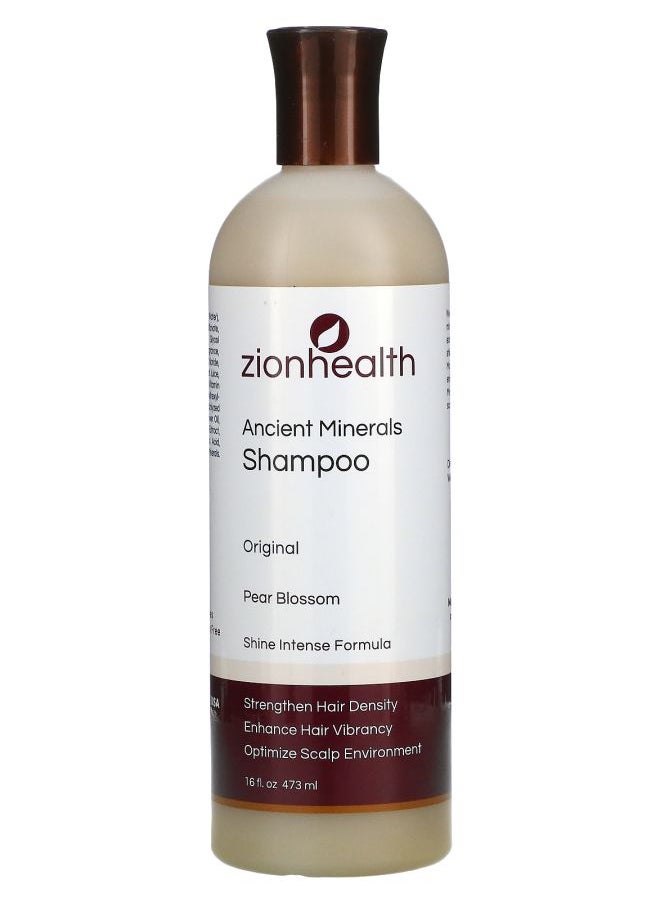 Zion Health Ancient Minerals Shampoo Original Pear Blossom 16 fl oz (473 ml) 