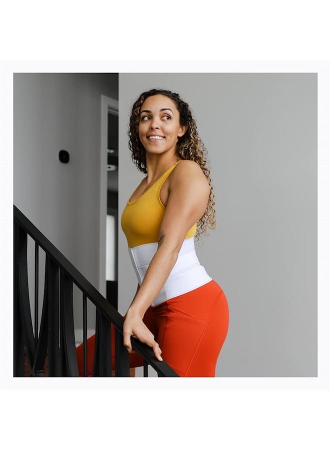 BraceAbility 2XL Plus Size Bariatric Abdominal Stomach Binder | Obesity Girdle Belt for Big Men & Women with a Large Belly, Post Surgery Tummy & Waist Compression Wrap (42"-62" Body Circumference) - Image 3