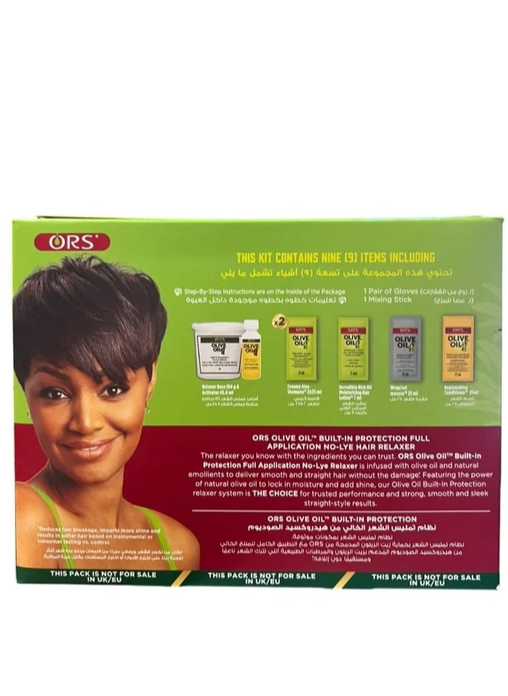 ORS Olive Oil ORS Olive Oil No-Lye Hair Relaxer Kit – Extra Strength for Coarse, Resistant Hair  - Image 2