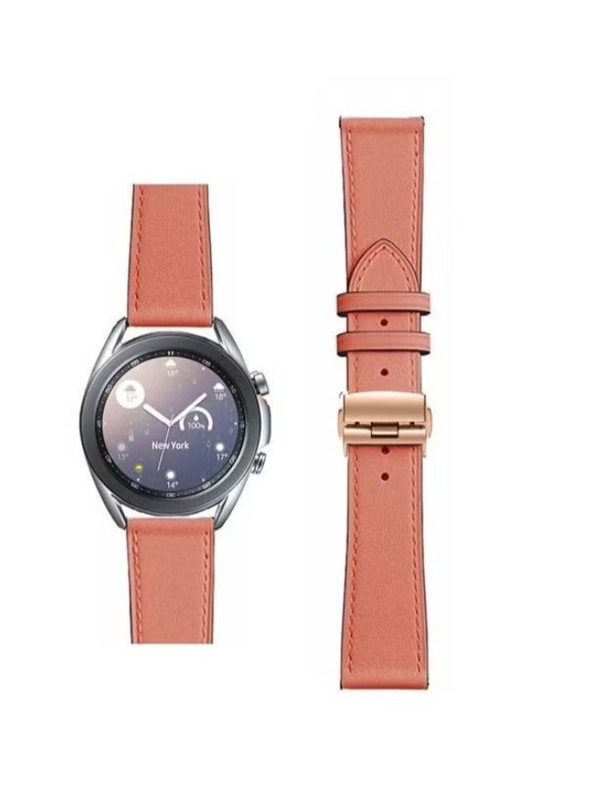 vesus Replacement Band For Samsung Galaxy Watch3 Jacinth Orange