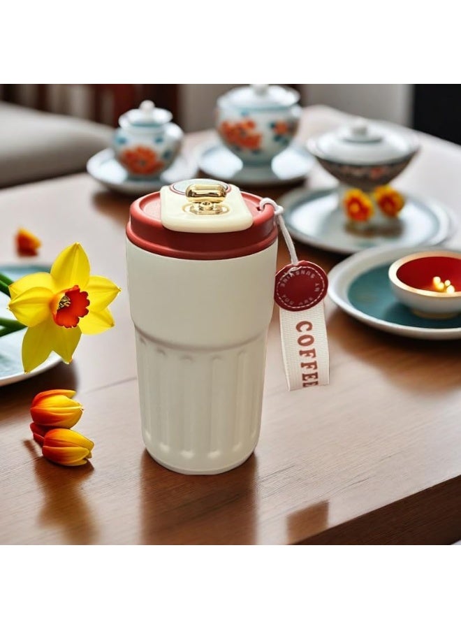 Toshionics Stainless Steel Vacuum Coffee Mug with Temperature Display – 460ML Double Wall Leakproof Insulated Travel Mug T114714 - Image 3