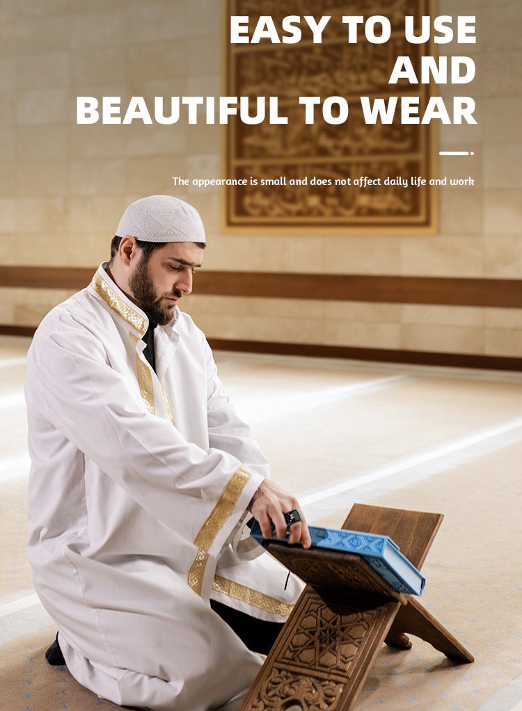 Equantu حلقة ذكية من سبيكة الزنك، عداد صلاة بلوتوث، 20 ملم - Image 4