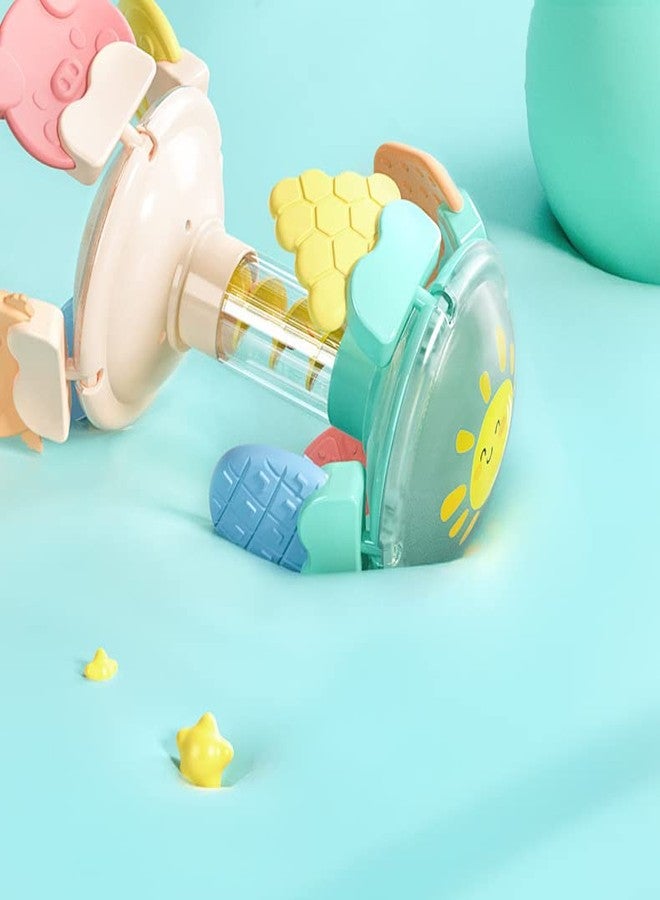 Oncarnival Multifunctional Tooth Plastic Toys Massaging Rattles Chewing Toy Shake Bell Toy Puzzle Ball Biting Developmental Baby - Image 1