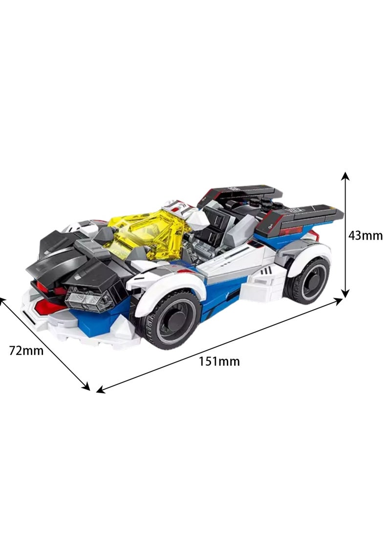 Freedom Chariot Building Blocks Assembly Model Boy Small Particle Assembly Toy