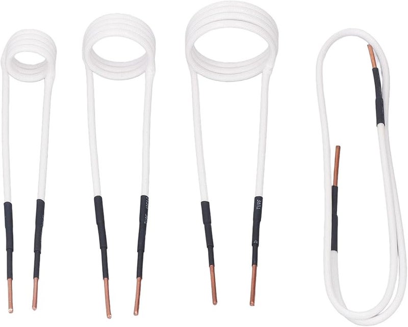 2 5mm Brass Core Induction Heater Coil Kit 4Pcs 20mm 30mm 40mm 750mm for Rusty Bolt Nut Removal - Image 2