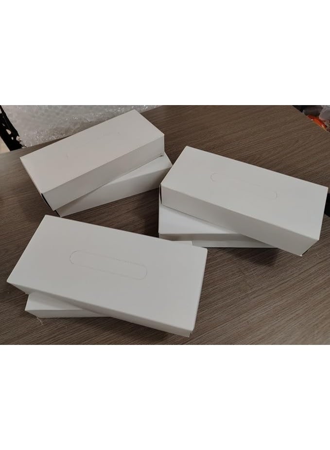 Hotel-quality white tissue box, 100 tissues, 6 boxes