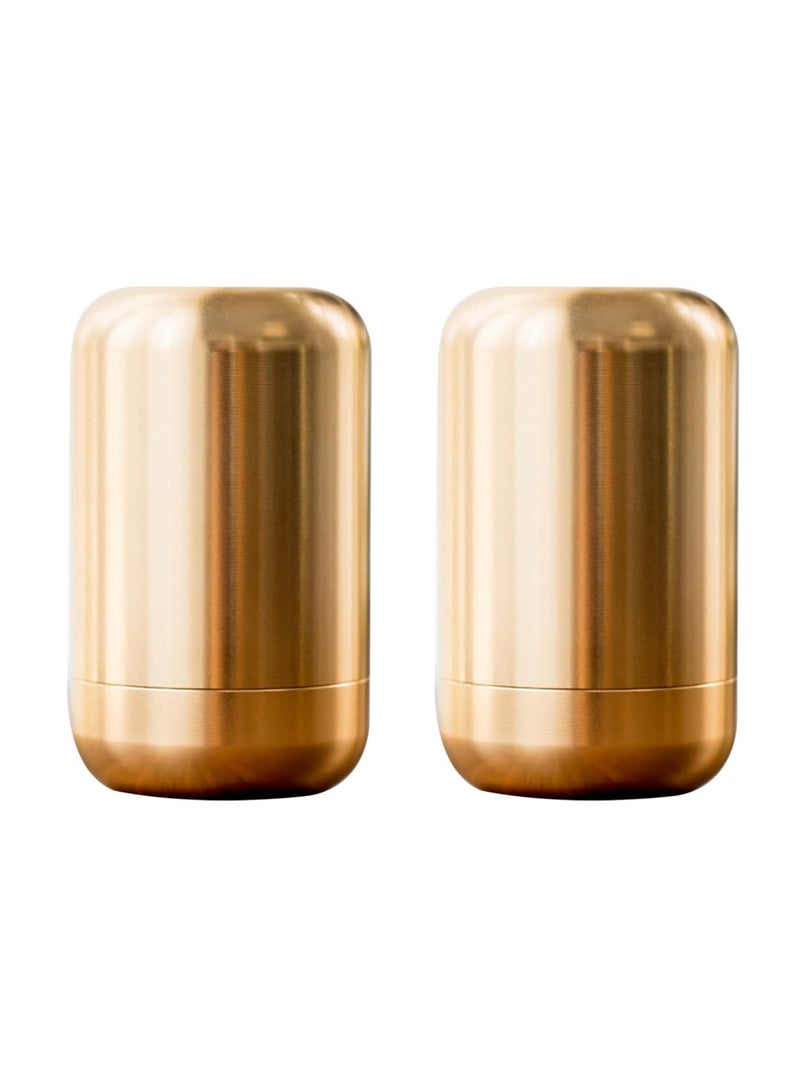 SOLARAE عبوتان من علب الشاي، وعاء تخزين سكر الشاي المحمول للسفر، حاوية تخزين الطعام، علب محكمة الإغلاق، حاوية توابل للمطبخ، لسكر القهوة في المطبخ - Image 1