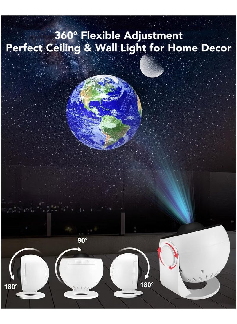 ELTRAZONE 12-in-1 Planetarium Projector, Star Projector Galaxy Night Light for Kids Bedroom, Universe Galaxy Projector Ceiling - 12 Film Discs, 4K Night Sky, Noise-Free Rotation, Home Decor, Bedside Lamp, Perfect Gift - Image 4