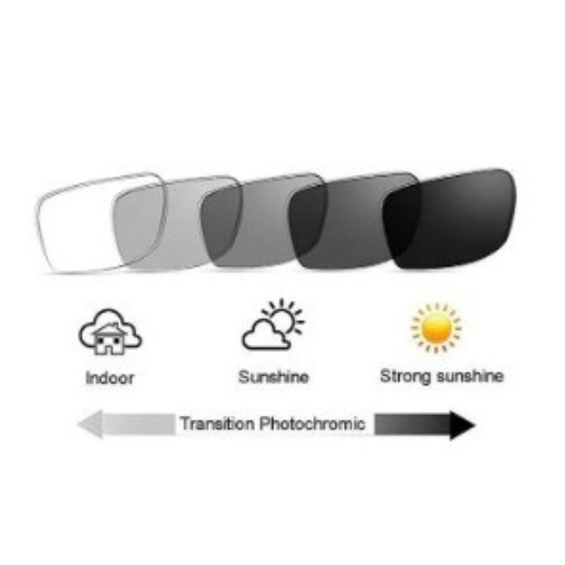 RedEx نظارات ريدكس فوتوكروميك بدون إطار زيرو باور مع عدسات مضادة للوهج لحجب الأشعة الضارة بتصميم مستطيل بدون إطار - Image 4
