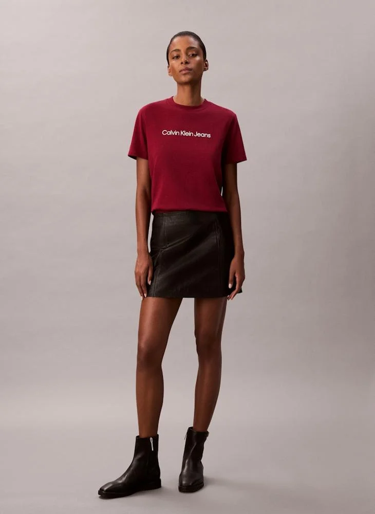 Calvin Klein Jeans Logo Crew Neck T-Shirt