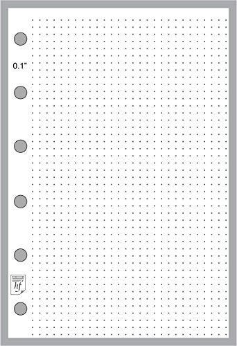 Handy Forms Pocket Size 1/10" Dot Grid Paper Refill, Sized and Punched for Pocket Notebook (3.25" x 4.75") - Image 2