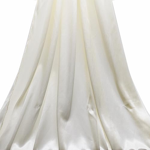 Ralcosuss Women’s Satin Silk Shawl and Wrap for Evening Party Dresses Bridal Bridesmaid Wedding Shawl Shoulder Cover Up - Image 2