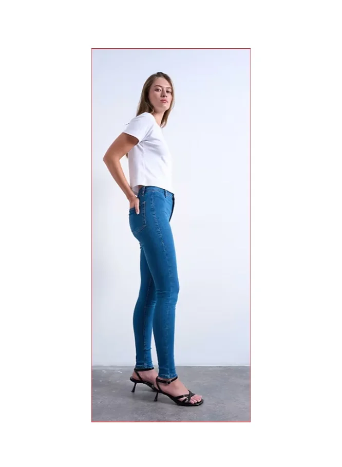 TOPSHOP High rise super skinny jeans