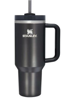 Stanley Quencher H2.0 FlowState Vacuum Insulated Tumbler – 40oz Black Stainless Steel Travel Mug with Lid & Straw, Double-Walled Leakproof Design, Keeps Drinks Hot for 7 Hours & Cold for 24 Hours, Durable & Portable  - Image 1