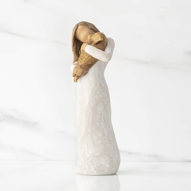 Willow Tree Adorable You (Golden Dog), A Joyful Friendship, Expresses Relationship with a Much-Loved Pet Dog, Sculpted Hand-Painted Figure - Image 2
