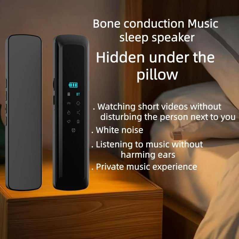 White Bone Conduction Pillow Speaker for Sleep Music - Image 1