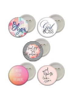 D2c d2c button badges for girls (girl boss)- Multi color  - Image 1