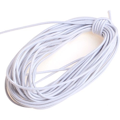 COTOWIN 2mm White Round Heavy Elastic Cord (Cut of 10 Yards) - Image 1